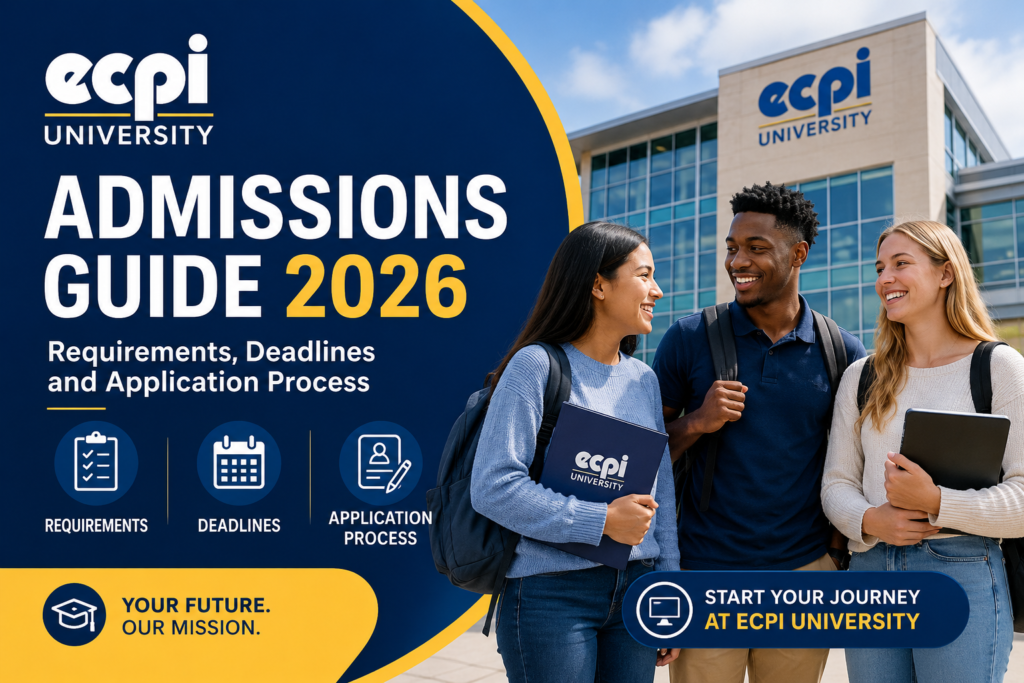 ECPI University Admissions Guide 2026: Requirements, Deadlines and Application Process