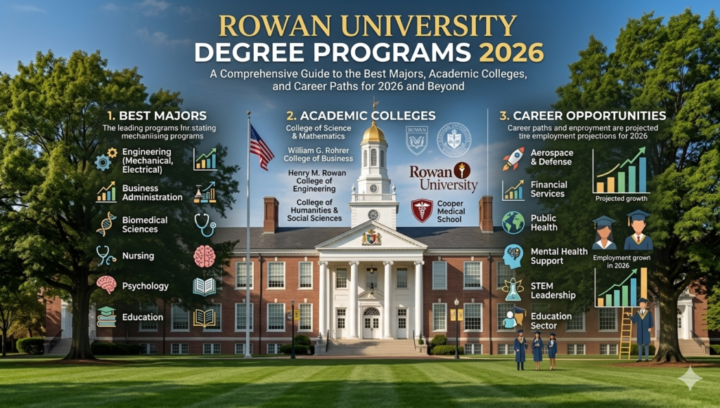 Rowan University Degree Programs 2026: Best Majors, Academic Colleges and Career Opportunities